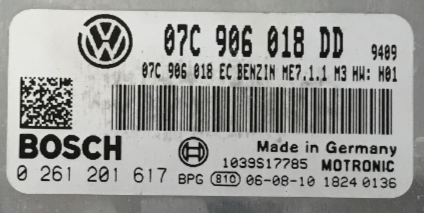 0261201617, 0 261 201 617, 07C906018DD, 07C 906 018 DD, ME7.1.1