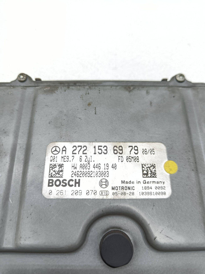 Plug & Play Bosch Engine ECU, Mercedes-Benz, 0261209070, 0 261 209 070, A 272 153 69 79, A2721536979, ME9.7
