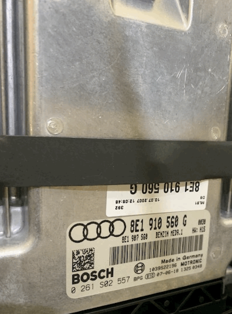 Plug & Play Bosch Engine ECU, 0261S02557, 0 261 S02 557, 8E1910560G, 8E1 910 560 G, MED9.1