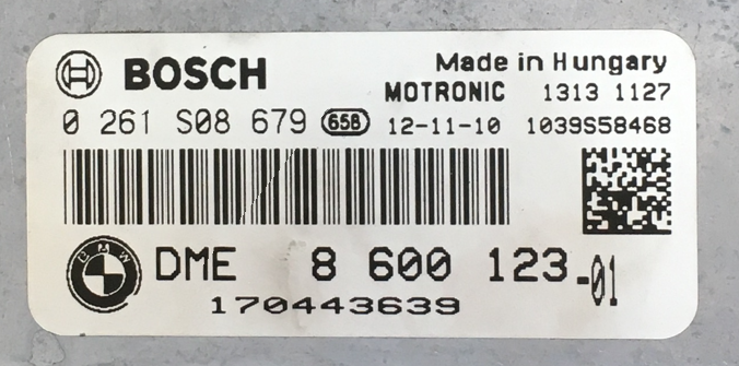 0261S08679, 0 261 S08 679, DME8600123, DME 8 600 123