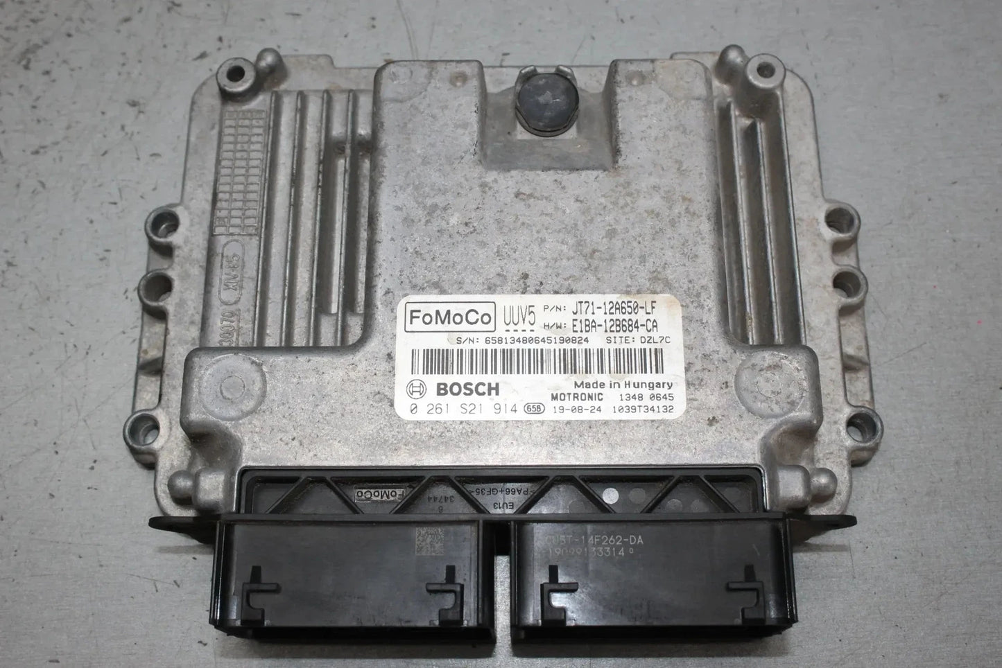 Plug & Play Bosch Engine ECU, 0261S21914, 0 261 S21 914, JT7112A650LF, JT71-12A650-LF, E1BA12B684CA, E1BA-12B684-CA, UUV5