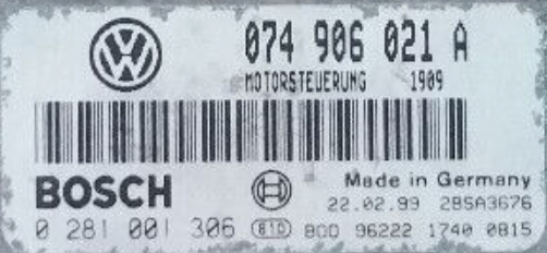 0281001306, 0 281 001 306, 074906021A, 074 906 021 A