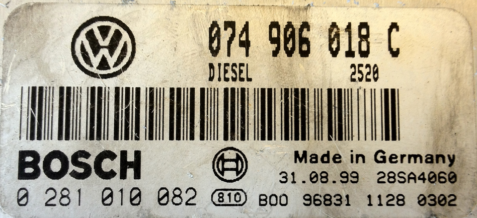 0281010082, 0 281 010 082, 074906018C, 074 906 018 C, EDC15VM+