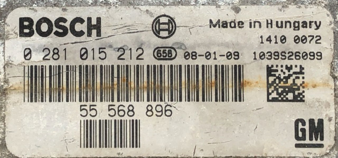 0281015212, 0 281 015 212, 55568896, 55 568 896