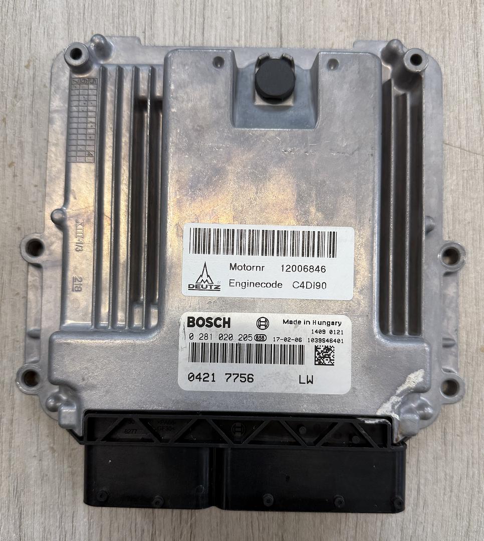 Plug & Play Bosch Engine ECU, Deutz, 0281020205, 0 281 020 205, 04217756, 0421 7756