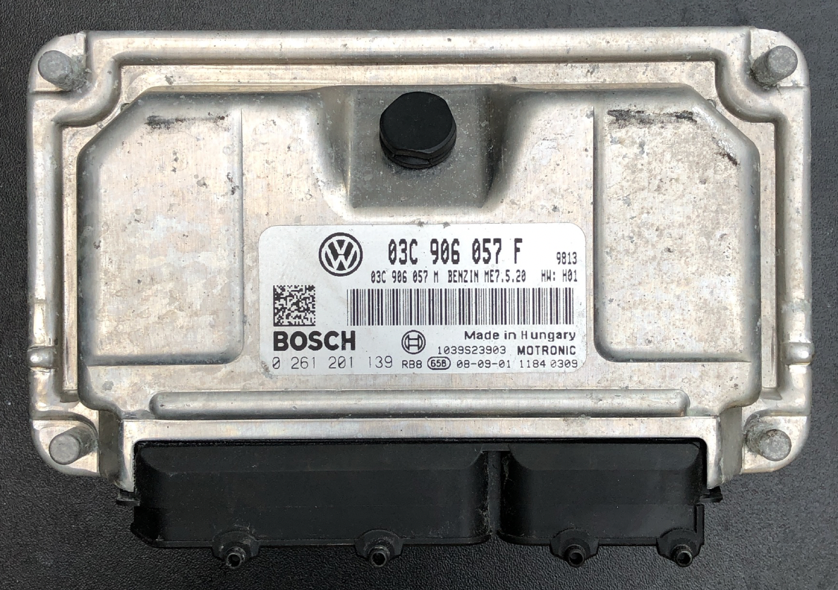 Skoda Fabia 1.6, 0261201139, 0 261 201 139, 03C906057F, 03C 906 057 F, ME7.5.20