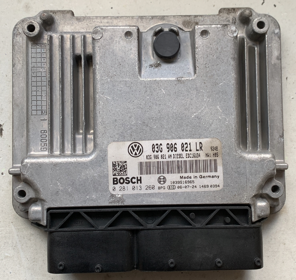 VW Passat 1.9 TDI, 0281013260, 0 281 013 260, 03G906021LR, 03G 906 021 LR, 03G906021AN, 03G 906 021 AN, EDC16U34, 1039S16965