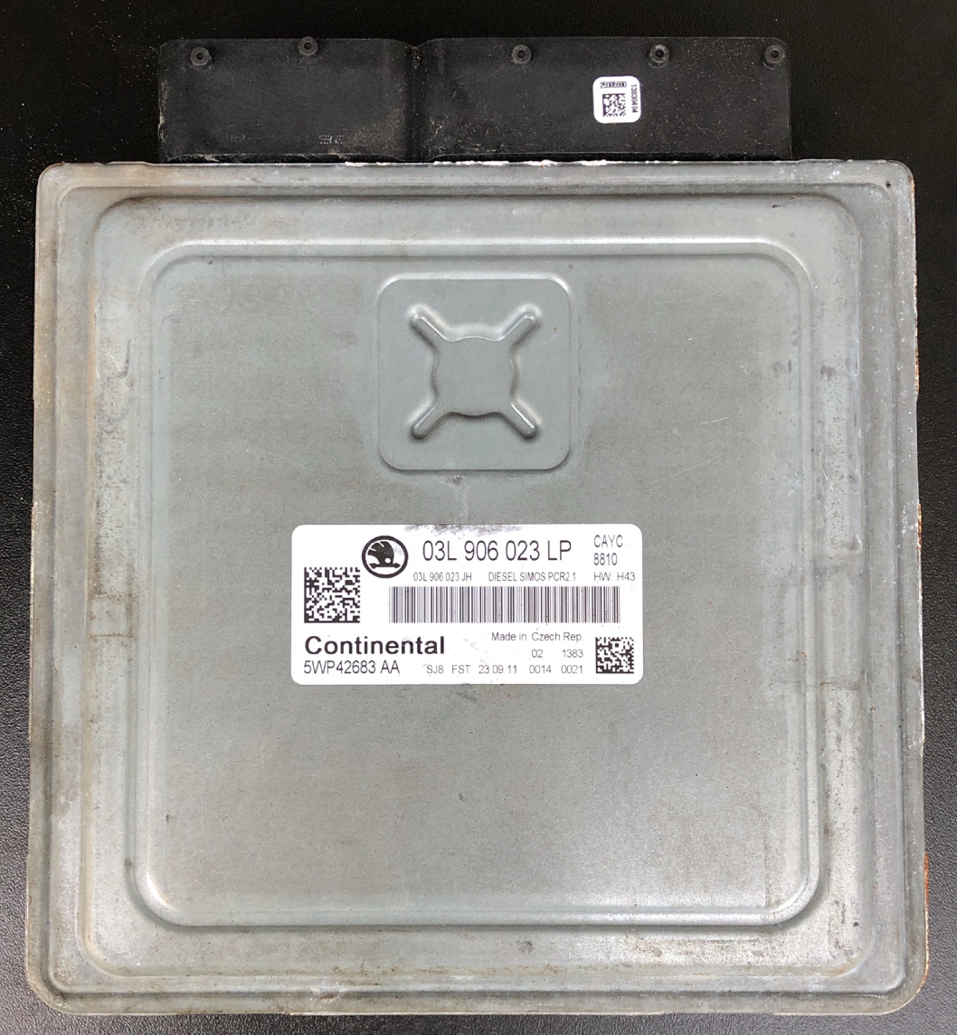 Skoda Octavia 1.6 TDI, 03L906023LP, 03L 906 023 LP, 03L906023JH, 03L 906 023 JH, 5WP42683AA, 5WP42683 AA, DIESEL SIMOS PCR2.1
