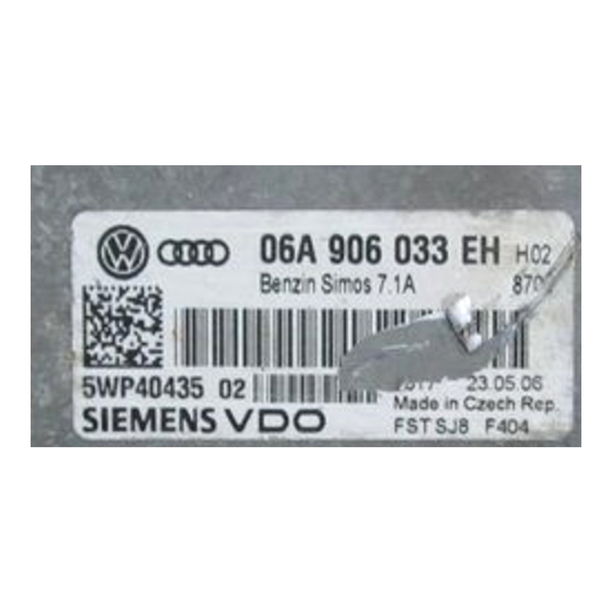 Simos 7.1A, 06A906033EH, 06A 906 033 EH, 5WP40435 02, 5WP4043502