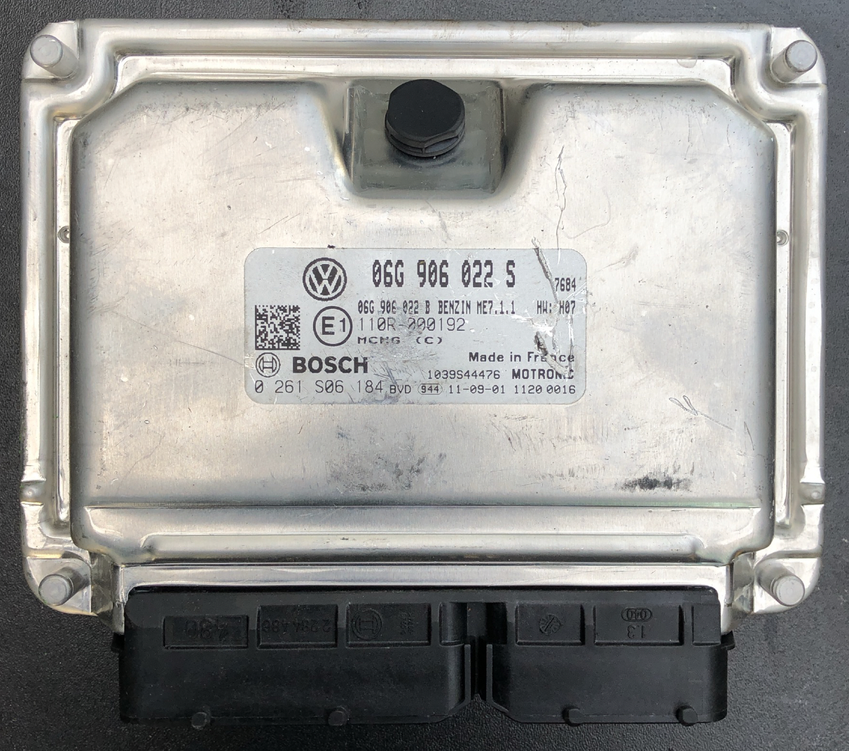 VW Caddy 2.0, 0261S06184, 0 261 S06 184, 06G906022S, 06G 906 022 S, ME7.1.1