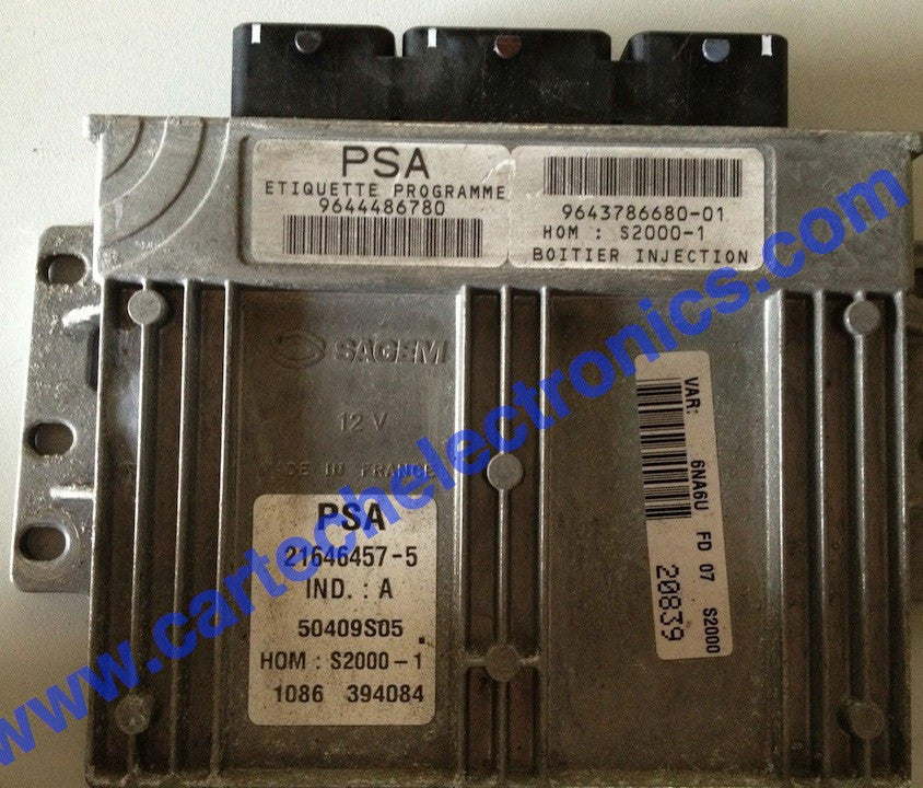 PSA S2000-1 9644486780 9643786680-01 21646457-5