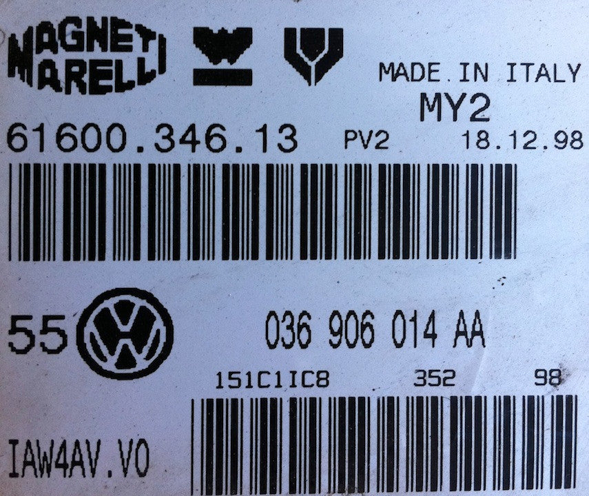 VW Polo 1.4L (AHW) 036906014AA 61600.346.13 IAW4AV.V0