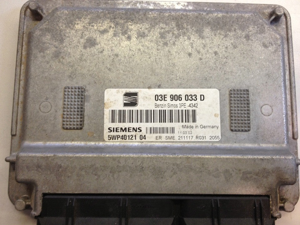 Simos 3PE, 03E906033D, 5WP40121 05