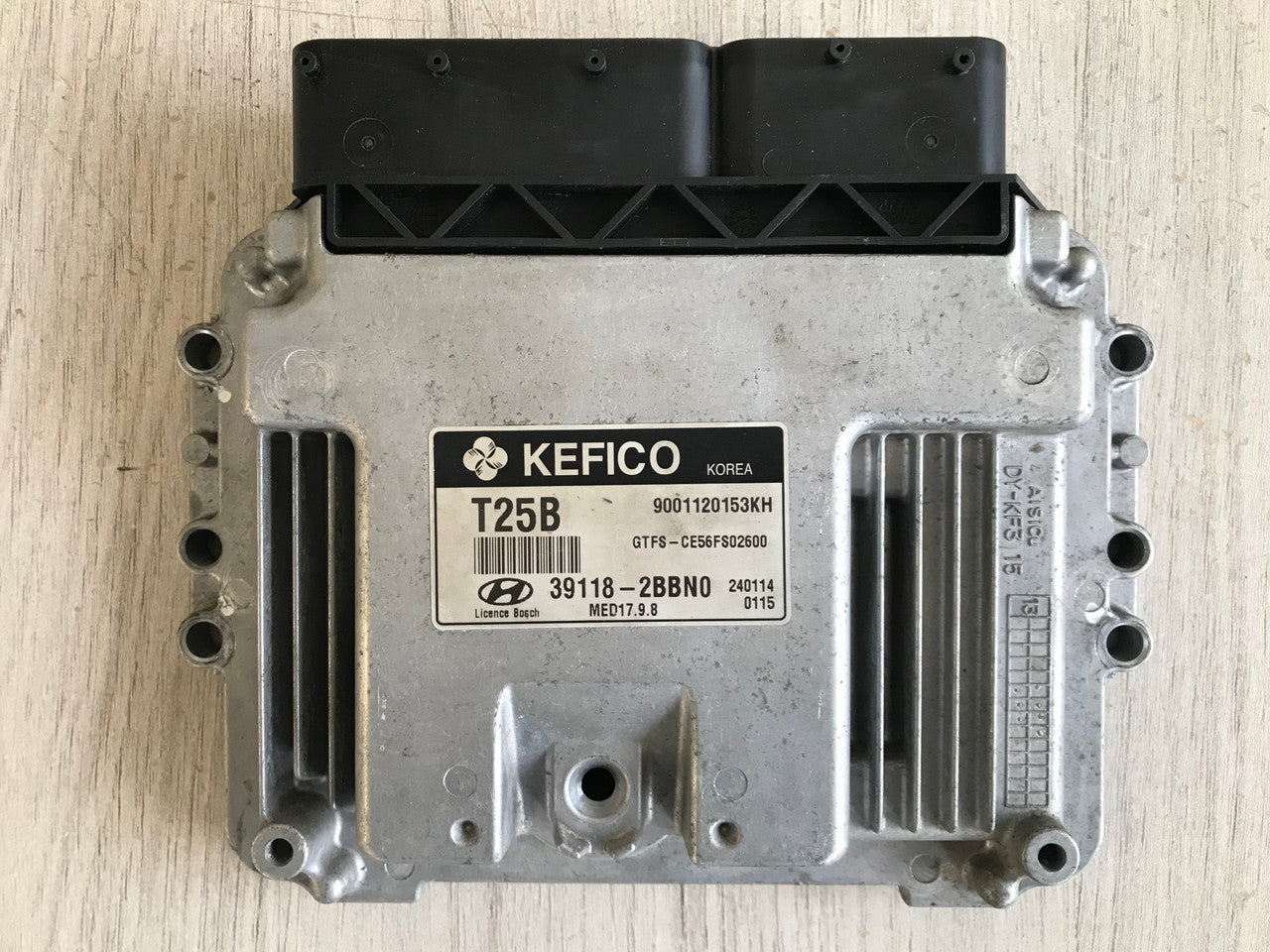 Hyundai Engine ECU, 39118-2BBN0, 9001120153KH, MED 17.9.8