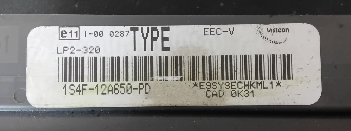 Plug & Play Visteon Engine ECU, Ford Focus, 1SF4-12A650-PD, 1SF412A650PD, TYPE, LP2-320