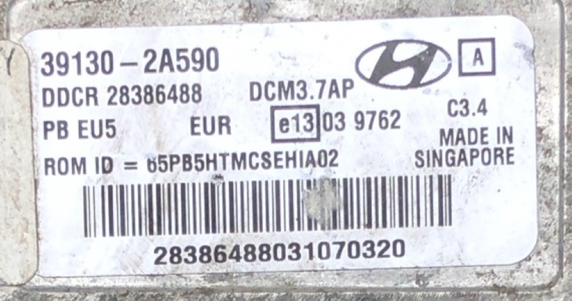 Hyundai, 28386488, 39130-2A590, DCM3.7AP