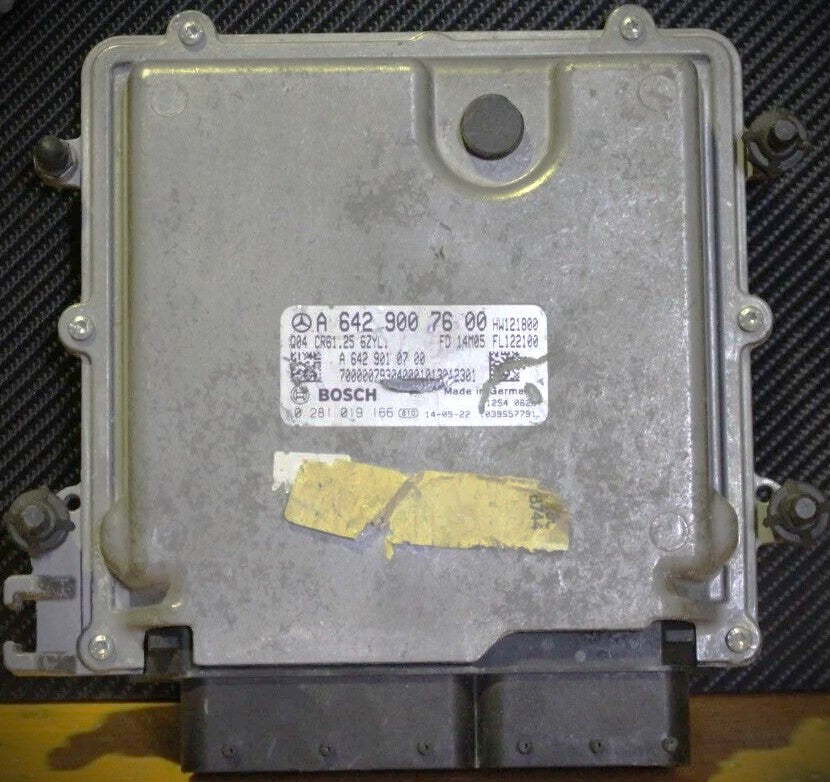 Plug & Play Bosch Engine ECU, Mercedes, 0281019166, 0 281 019 166, A6429007600, A 642 900 76 00, A6429010700, A 642 901 07 00