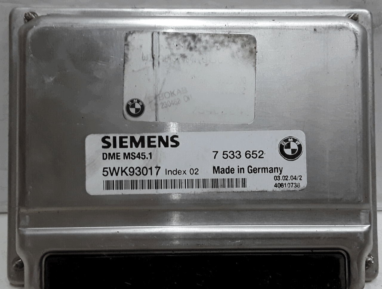 5WK93017, 7533652, 7 533 652, DME MS45.1