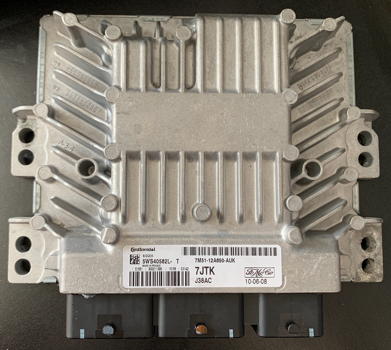 Ford C Max, SID 206, 5WS40582L-T, 7M51-12A650-AUK, 7JTK
