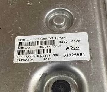8GMFAA, 8GMF.AA, 51926694, BC0111550B, BC.0111550.B, HW503