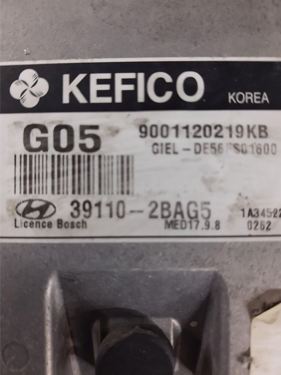 Hyundai, 9001120219KB, 39110-2BAG5, 391102BAG5, MED17.9.8