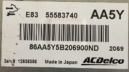 55583740, AA5Y, E83, 12636386