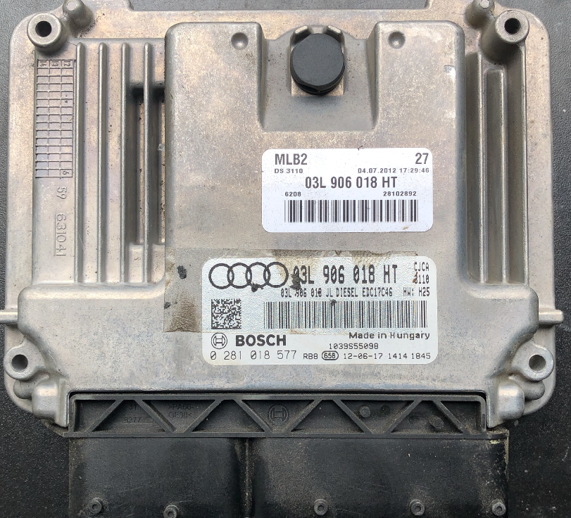 Audi A4, A5 2.0 TDI, 0281018577, 0 281 018 577, 03L906018HT, 03L 906 018 HT, EDC17C46