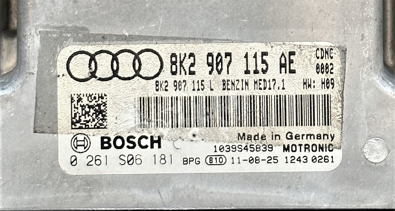 0261S06181, 0 261 S06 181, 8K2907115AE, 8K2 907 115 AE, 8K2907115L, 8K2 907 115 L, MED17.1