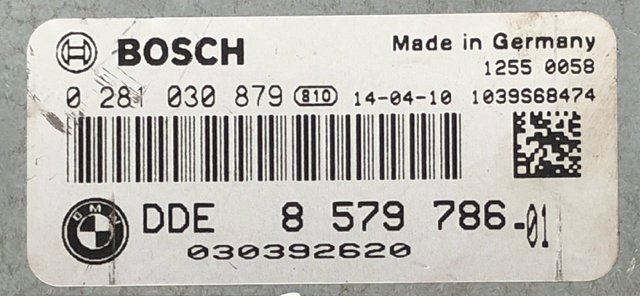 BMW, 0281030879, 0 281 030 879, DDE8579786, DDE 8 579 786, 1039S68474