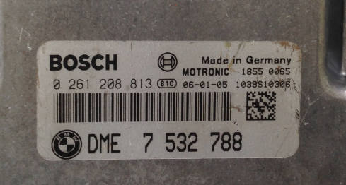 BMW 318 Ci Cabrio 2.0, 0261208813, DME7532788, 0 261 208 813, DME 7 532 788, 1039S10306