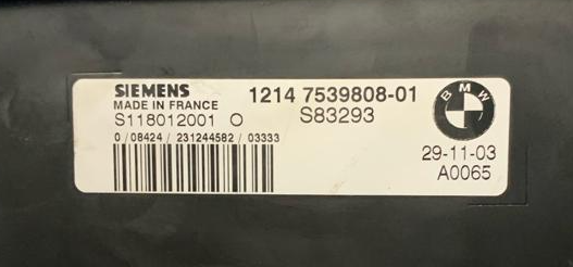 BMW MINI, S118012001O, S118012001 O, 1214753980801, 1214-7539808-01