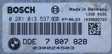 BOSCH, 0281013537, 0 281 013 537, DDE7807828, DDE 7 807 828