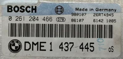 Bosch Engine ECU, 0261204466, 0 261 204 466, DME1437445, DME 1 437 445