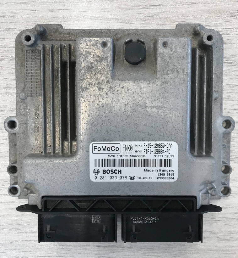 Bosch Engine ECU, 0281033076, 0 281 033 076, FN15-12A650-DAA, FN1512A650DAA, F1F1-12B684-AD, F1F112B684AD, FNK0, 1039S89804