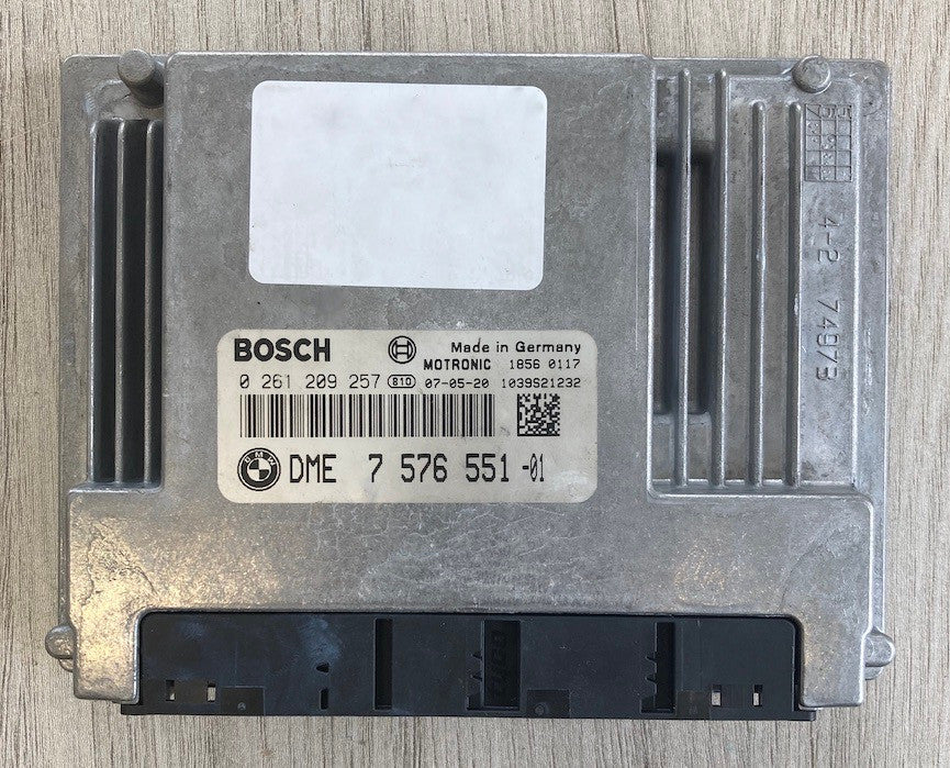 Bosch Engine ECU, 0 261 209 257, 0261209257, DME7576551, DME 7 576 551, 1039S21232