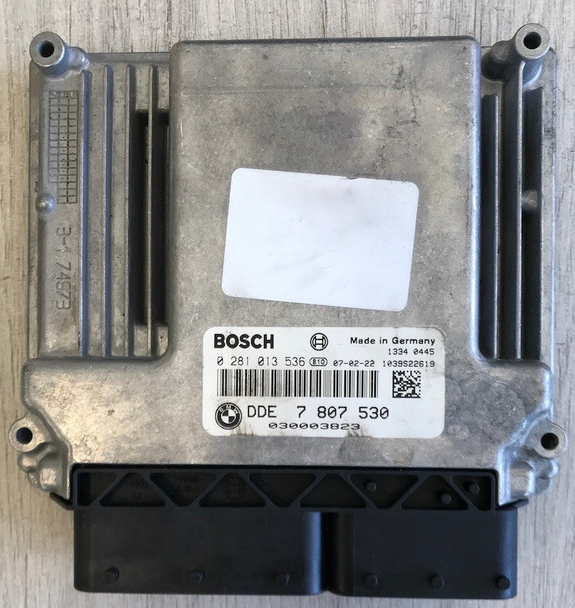 Bosch Engine ECU, BMW, 0281013536, 0 281 013 536, DDE7807530, DDE 7 807 530