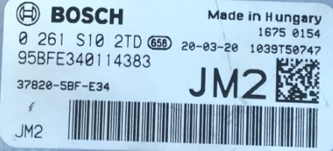 Bosch Engine ECU, Honda, 0261S102TD, 0 261 S10 2TD