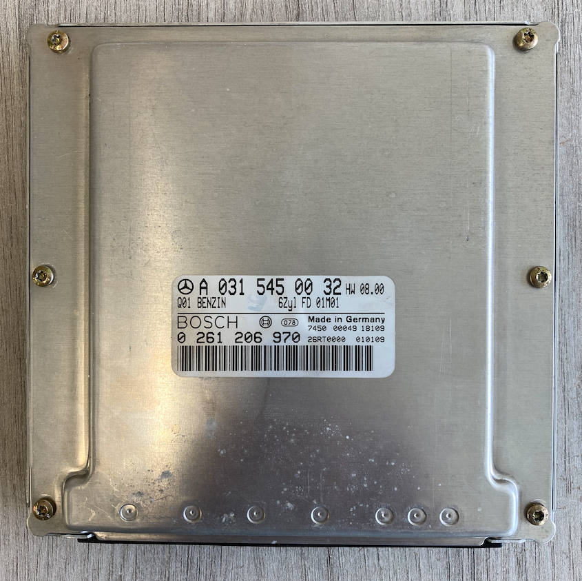 Bosch Engine ECU, Mercedes-Benz, 0261206970, 0 261 206 970, A0315450032, A 031 545 00 32