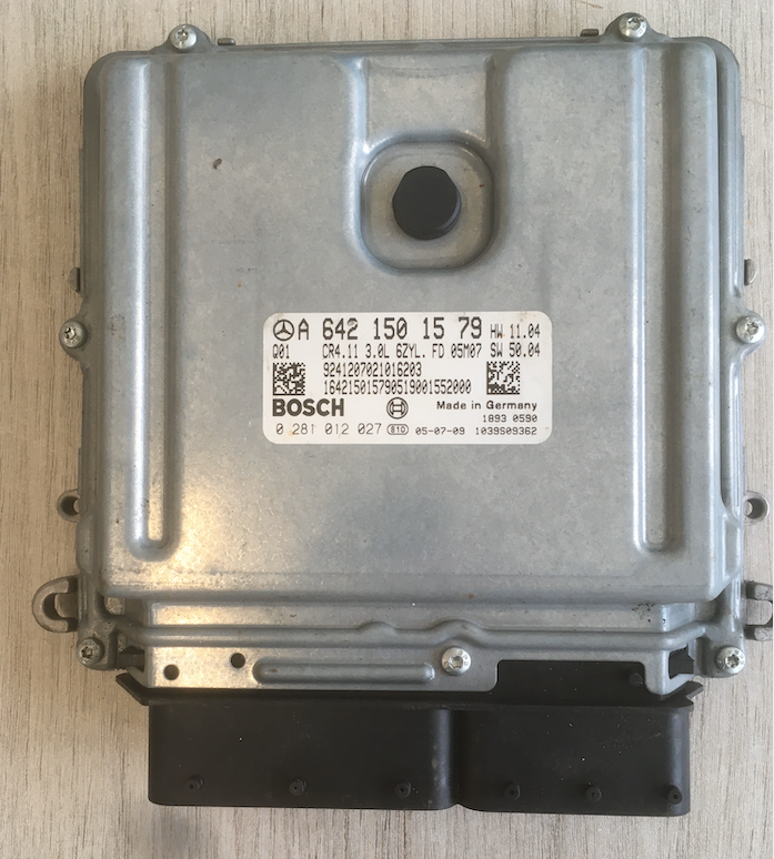 Bosch Engine ECU, Mercedes-Benz, 0281012027, 0 281 012 027, A6421501579, A 642 150 15 79, 1039S09362, CR4.11