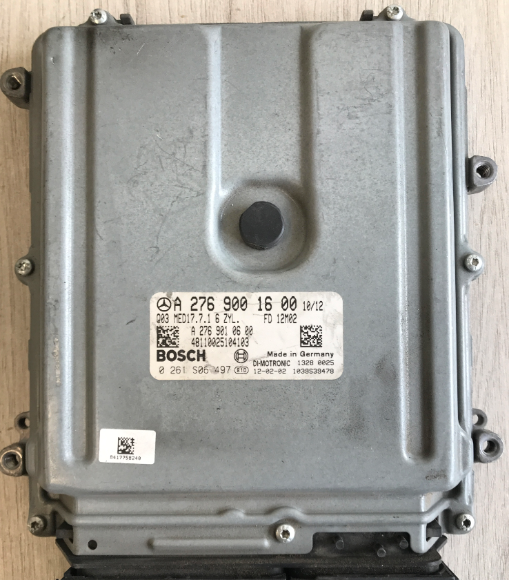 Bosch Engine ECU, Mercedes-Benz C350, E300, E350, 0261S06497, 0 261 S06 497, A2769001600, A 276 900 16 00, 1039S39478