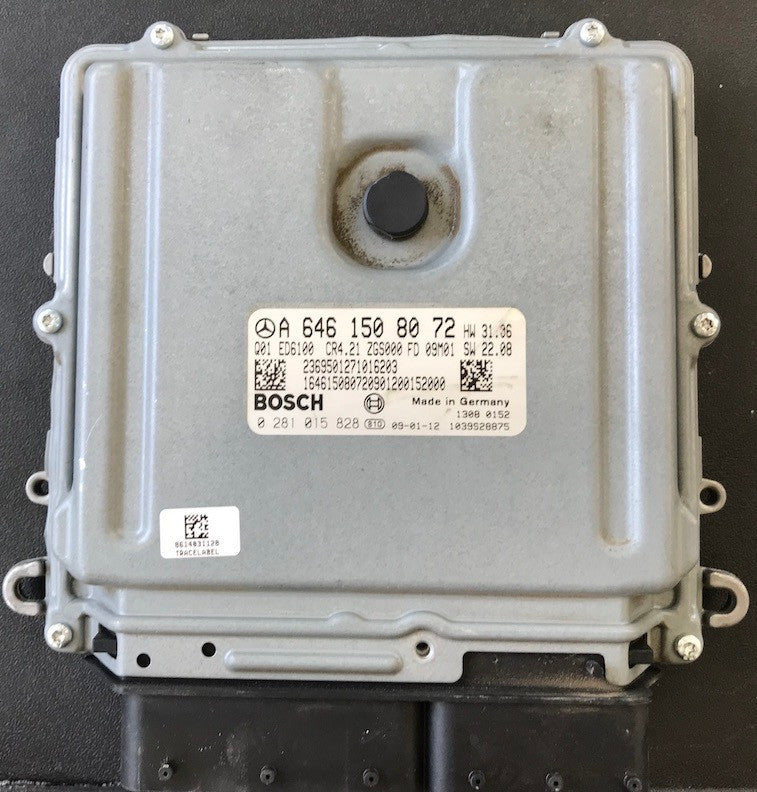 Bosch Engine ECU, Mercedes-Benz CDI, 0281015828, 0 281 015 828, A6461508072, A 646 150 80 72, 1039S28875