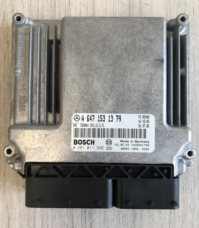 Bosch Engine ECU, Mercedes-Benz CDI, 0 281 011 346 , A 647 153 13 79, 0281011346 , A6471531379, 1039S01790, CR3.12