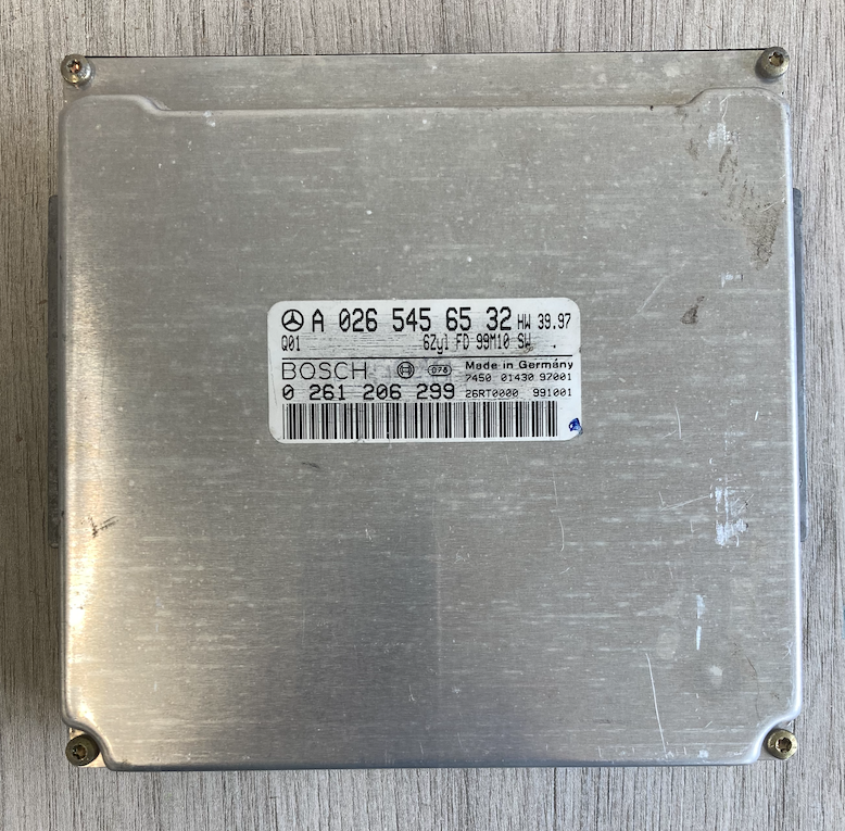 Bosch Engine ECU, Mercedes-Benz E55 AMG 2.5L V8, 0261206299, 0 261 206 299, A0265456532, A 026 545 65 32