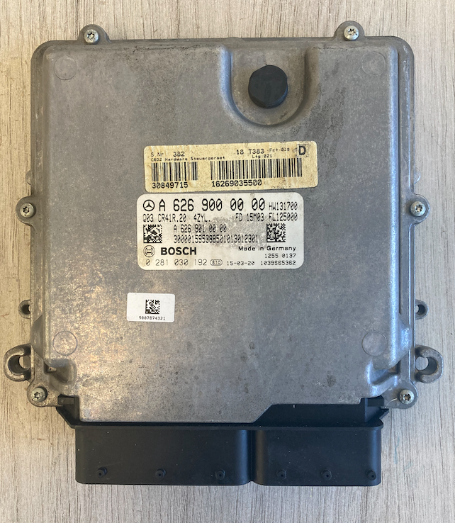 Bosch Engine ECU, Mercedes C200, 0281030192, 0 281 030 192, A6269000000, A 626 900 00 00, CR41R.20