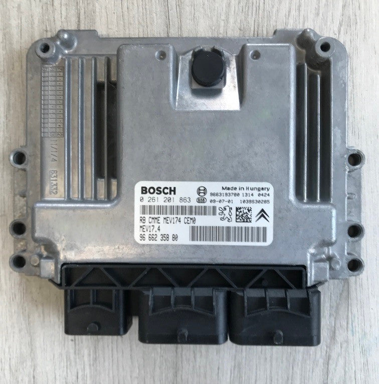 Peugeot 207, Citroen C3 1.4 16V, 0261201863, 0 261 201 863, 9666235880, 96 662 358 80, MEV17.4