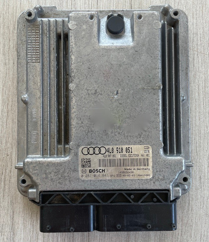 Bosch Engine ECU, Q7 6.0 TDI, 0281014841, 0 281 014 841, 4L0910051, 4L0 910 051, 1039S32436, EDC17CP24