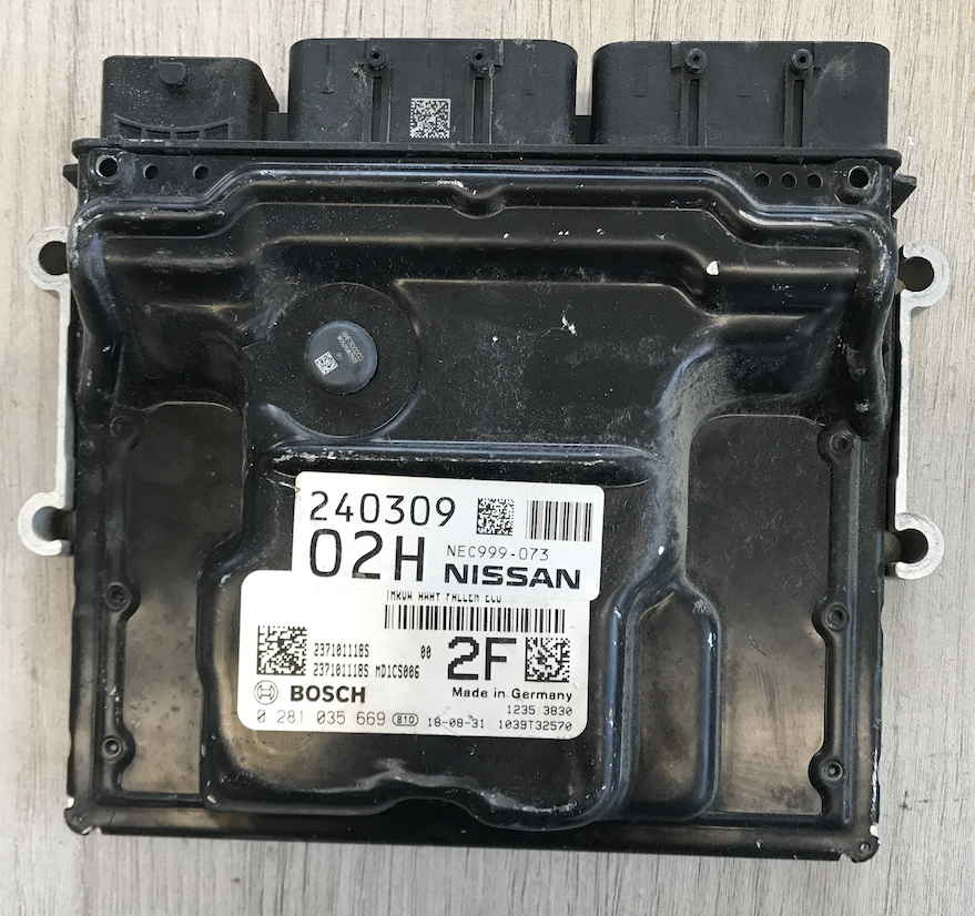 Bosch Engine ECU, Renault Kadjar, Nissan Qashqai, 0281035669, 0 281 035 669, 237101118S, MEC999-073