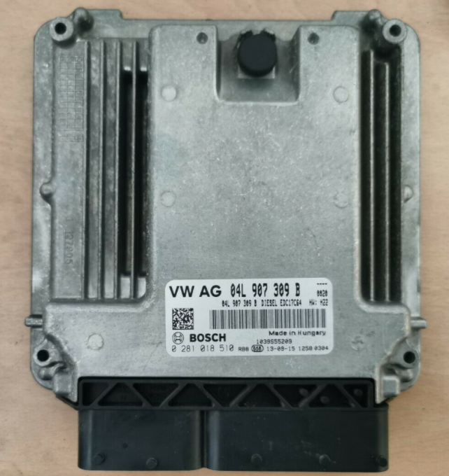 Bosch Engine ECU, VW, 0281018510, 0 281 018 510, 04L907309B, 04L 907 309 B, EDC17C64