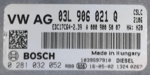 VW Crafter 30, 35, 50 2.0 TDI, 0281032052, 0 281 032 052, 03L906021Q, 03L 906 021 Q