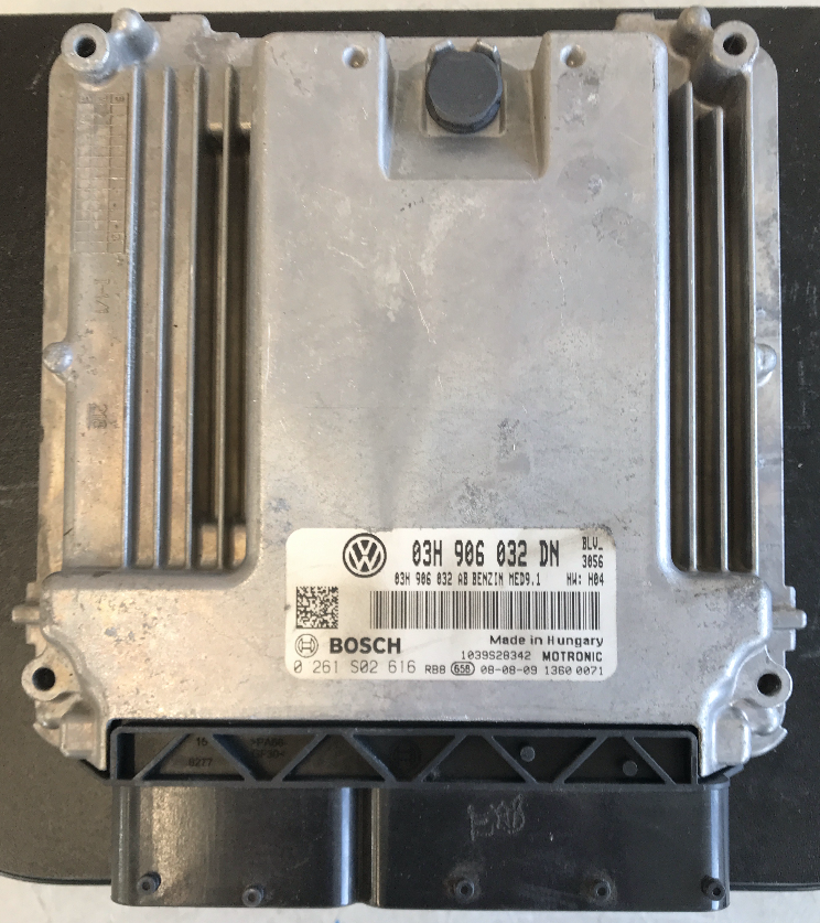 Bosch Engine ECU, VW Passat 3.6 FSI, 0261S02616, 0 261 S02 616, 03H906032DN, 03H 906 032 DN, 1039S28342, MED9.1